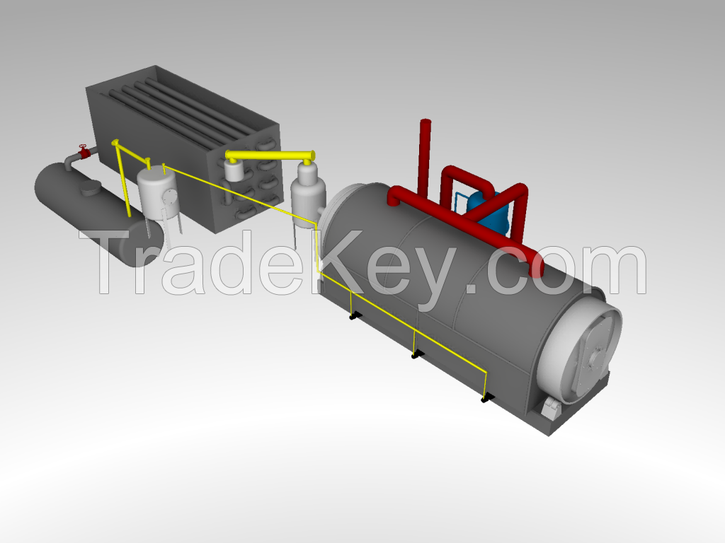 Tire pyrolysis machine