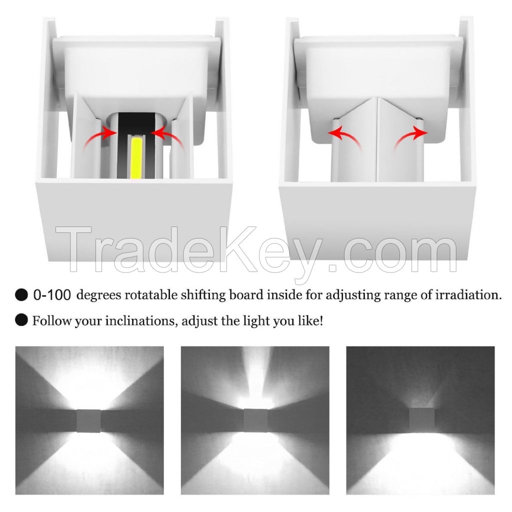 6w/10w waterproof ip65 led outdoor wall lamp