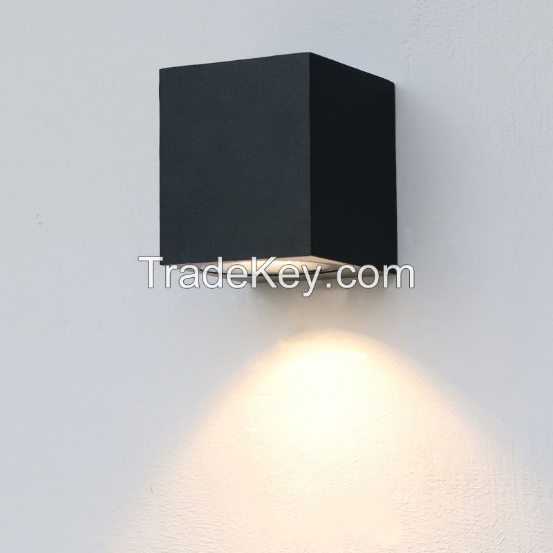 Square 5w led garden wall lights with CE