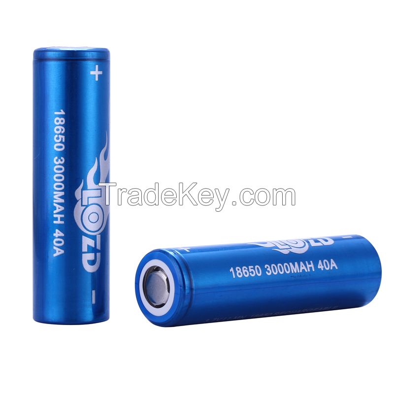 18650 3000mah battery 3.7v lithium battery for e-bike