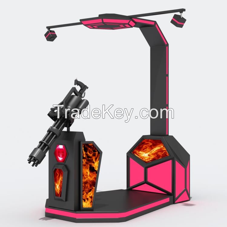 9d vr gatlin gun laser shooting simulator