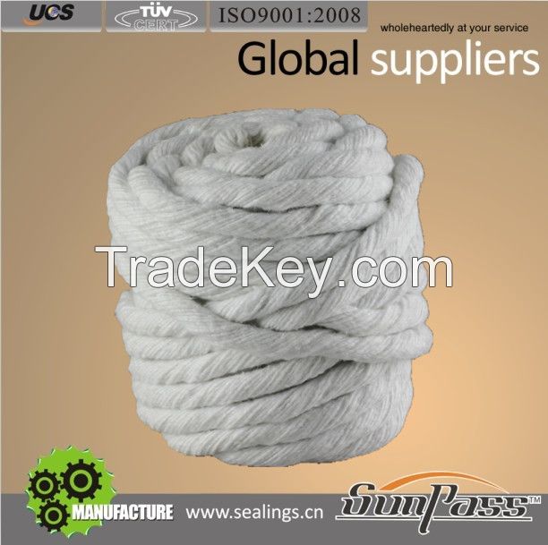 Thermal Insulation Rope Twisted Rope Braided Ceramic Fiber Rope