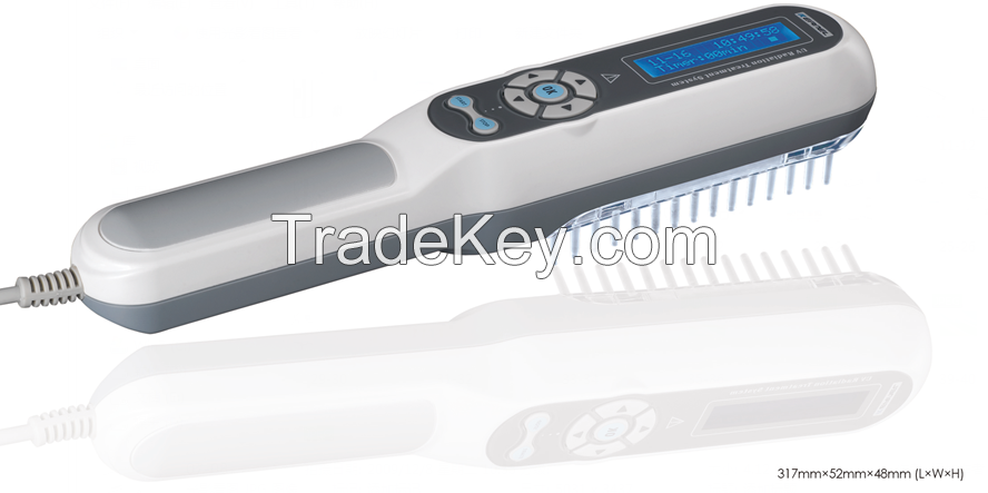 311nm NBUVB lamp, handheld UVB phototherapy, UV radiation device, psoriasis vitiligo dermatitis treatment equipment