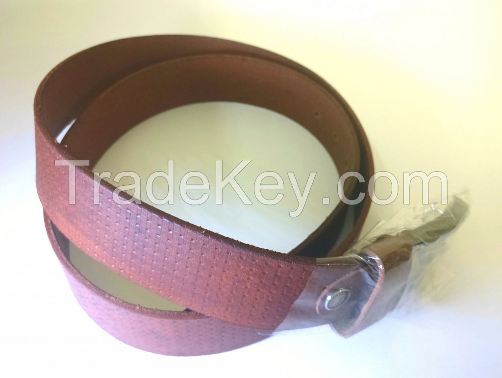 100% Pure Genuine Leather Brown Belt ( High Quality )