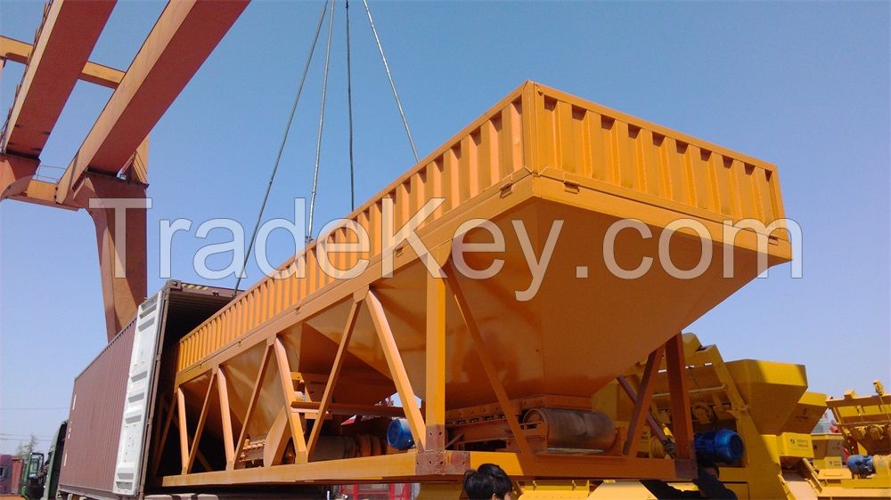 600m3 Fixed Type HZS60 Concrete Batching Mixing Plant