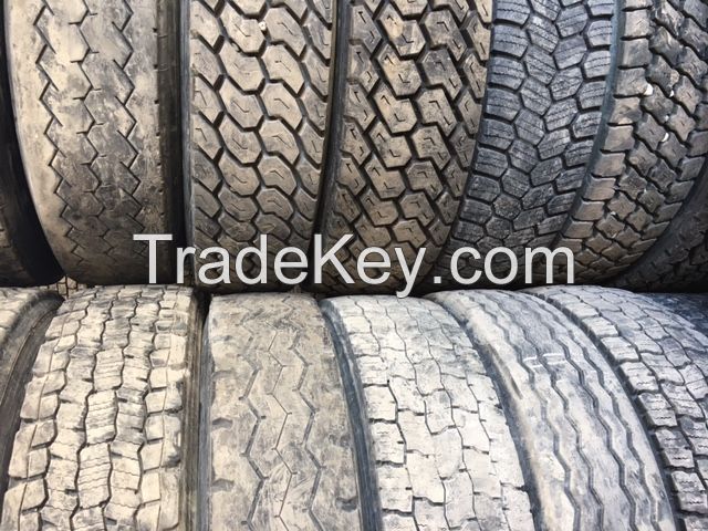 Used Truck Tire 22.5 and 24.5