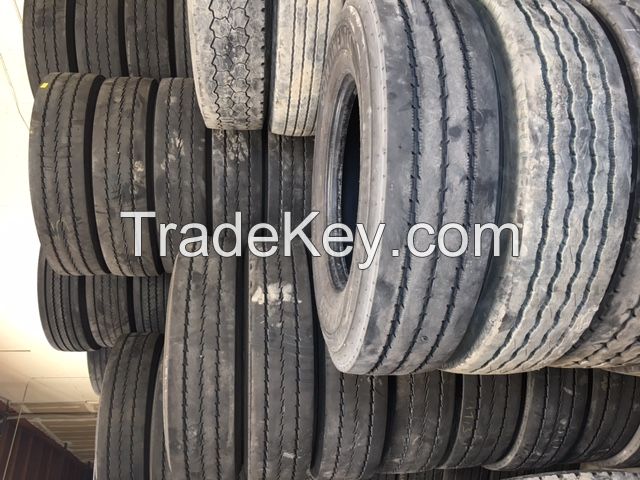 Used Truck Tire 22.5 and 24.5