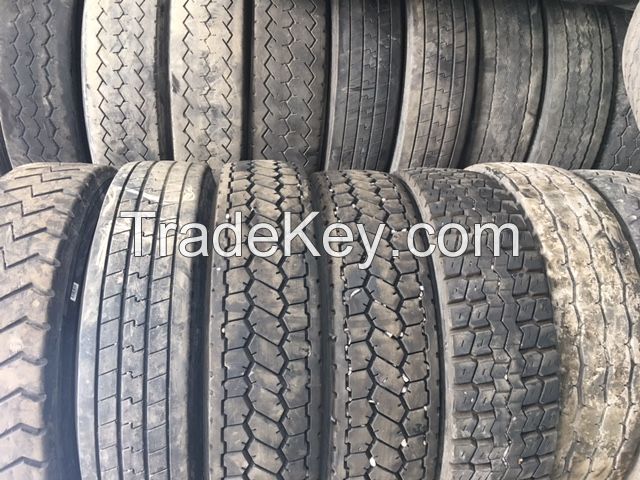 Used Truck Tire 22.5 and 24.5