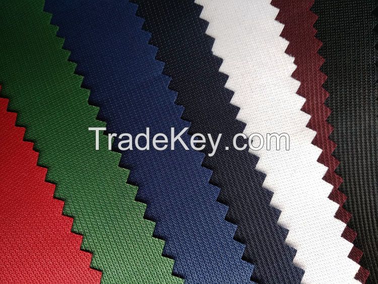 Nylon flocking velvet fabric based on polyester warp knit cloth for jewelry boxes