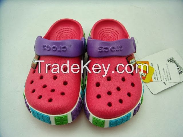 original summer crocs sandals Kids lego clogs boy eva sandals