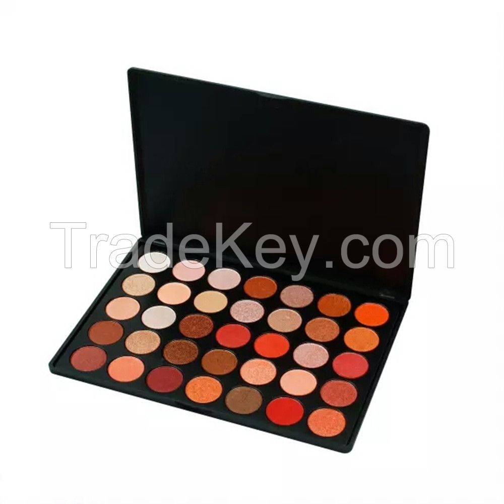 35 Color Private Label Glitter Eyeshadow Palette Professional Waterproof Eyeshadow Make Up Kit Set