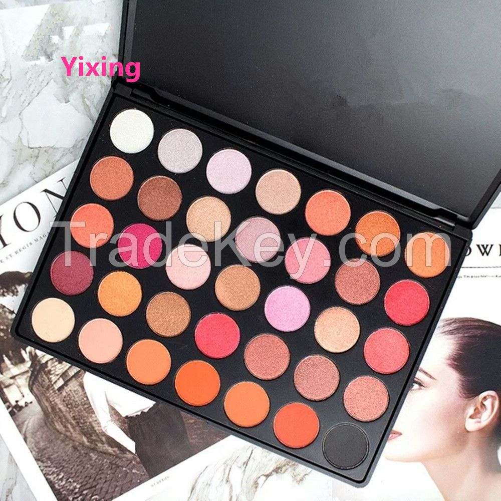 35 Color Private Label Glitter Eyeshadow Palette Professional Waterproof Eyeshadow Make Up Kit Set