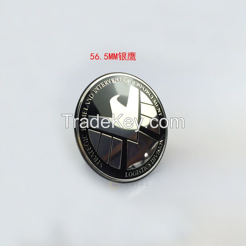  56mm SSR Aluminium Car Wheel Hub Center Caps Emblem Sticker