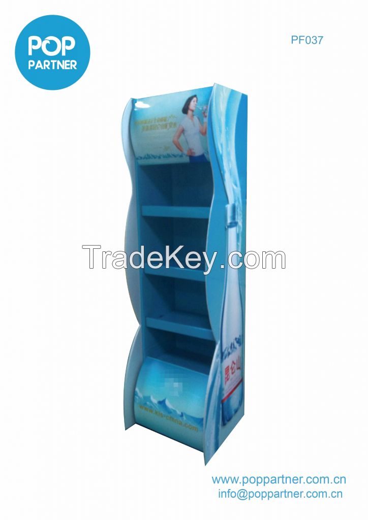 Mineral water Corrugated Floor Display