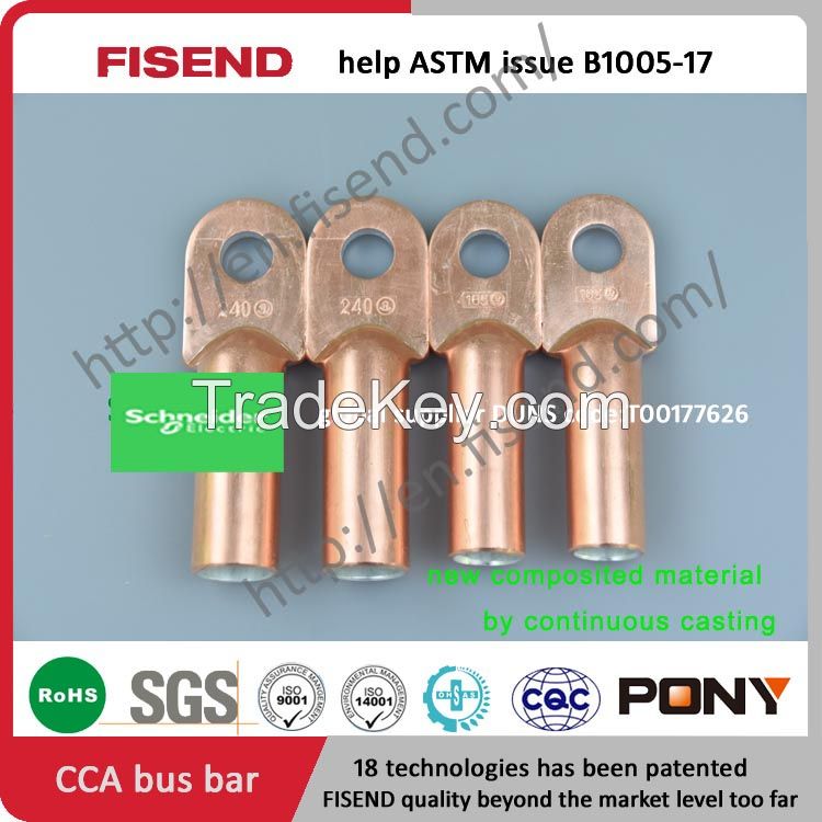 copper clad aluminum bar as ASTM B1005 copper 