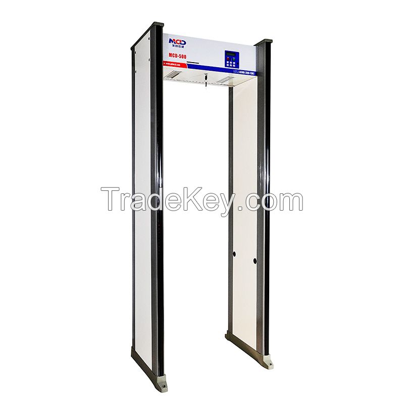 professtional outdoor security walk through metal detector made in china/33 zones metal detectors walk through gate