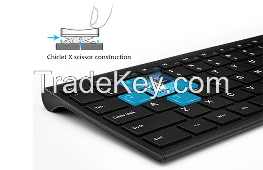 Universal 2.4G wireless rechargeble keyboard