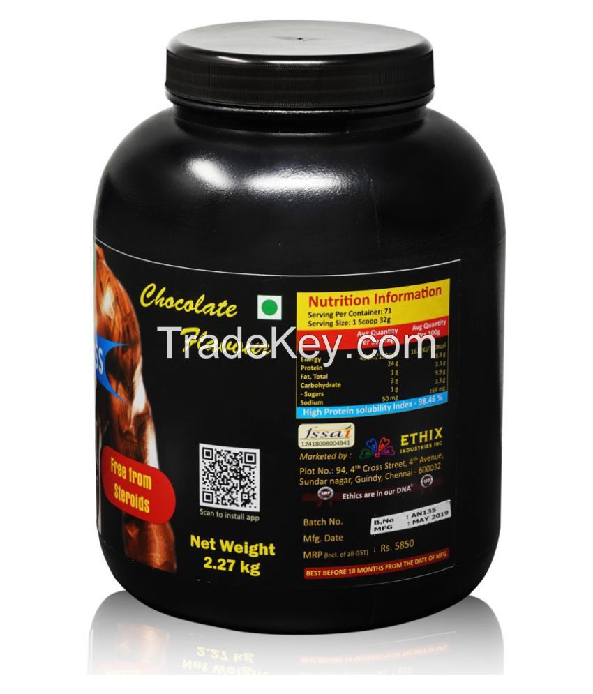  Gym Body Protein Powder Muscle Mass (100% Whey Protein)