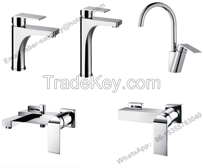 square single lever basin mixer fauet, hot sell square basin mixer faucet, sanitary ware single lever square wash basin faucet