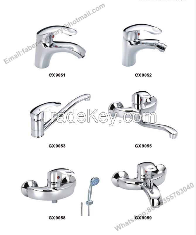 Hot Sale Cheaper Brass Faucet, Basin Faucet Tap, Hot and Cold Water Mixer Tap