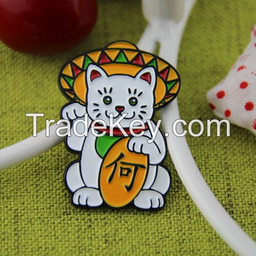 Lapel Pins for Maneki Neko