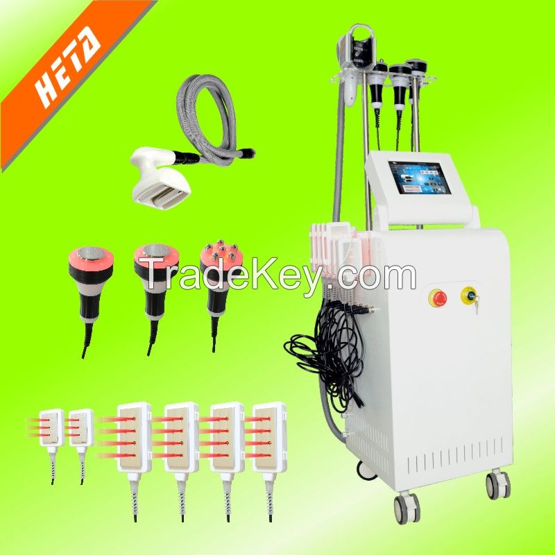 Newest Salon Use Roller Vacuum Lipolaser Cavitation RF Beauty Slimming Machine