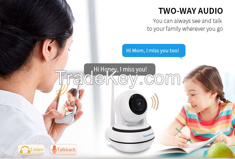 2017 Hot Wholesale Mini Smart Security Full HD Network Cctv 360 SecurityP2P Wifi Wireless Ip Camera