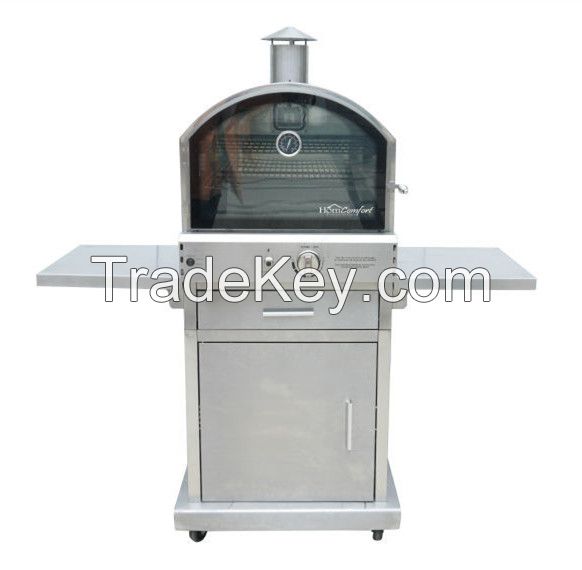 Newest deluxe gas grill outdoor with stainless steel surface