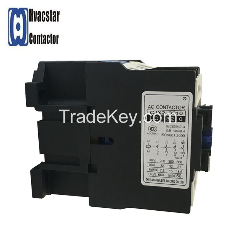 New type high performance 3 phase 32 amp Cjx2 ac Contactor