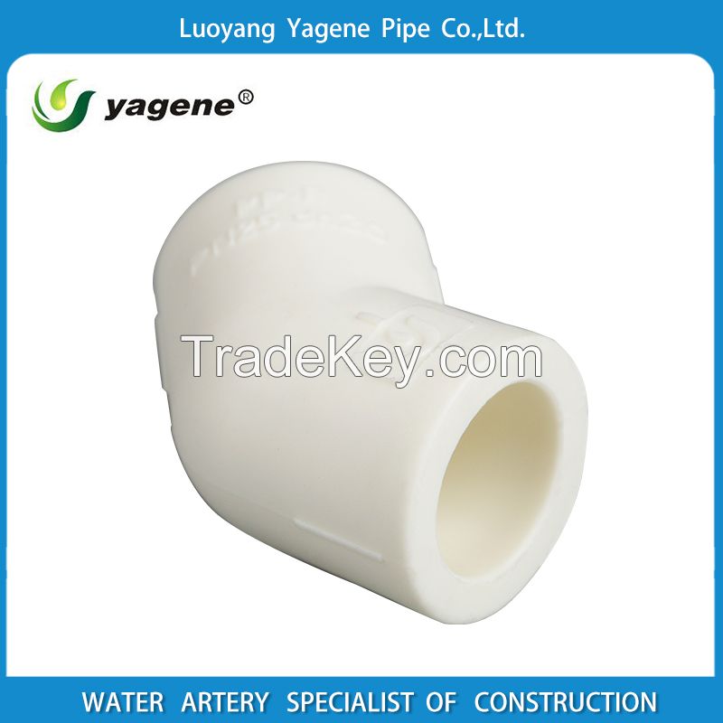 Top quality PPR plastic Pipe fitting 45 degree elbow for widely use