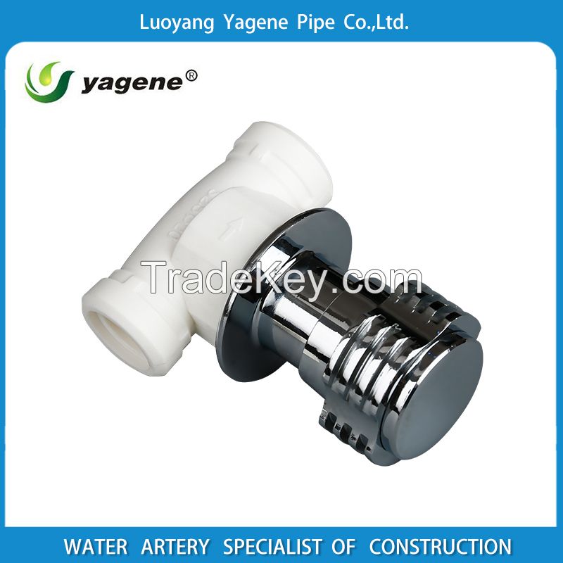 best plumbing pipe fittings ppr quick opening valve