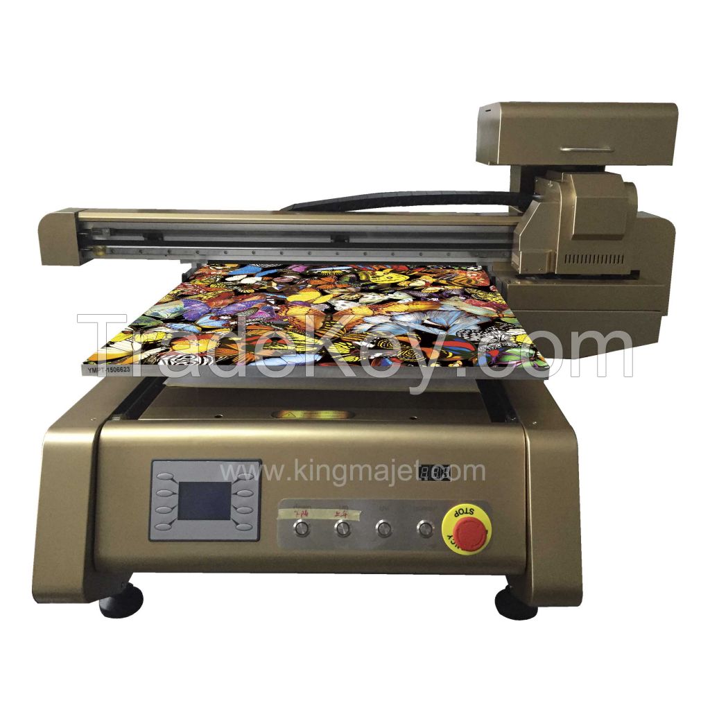 MJ-UV0609 Digital Printer for PU Leather Glass Textile Canvas EVA Meta