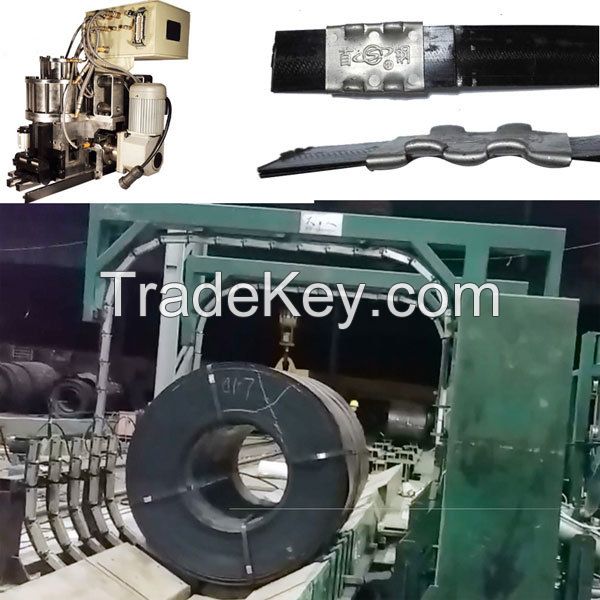 Through Coil Automatic Seal Bundling Equipment For Hot Rolling Steel Or Non Ferrous Metal Plants