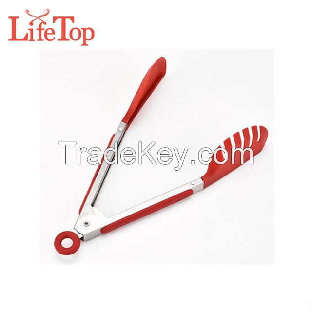 Best selling newfangled BAP free silicone food tong for cooking