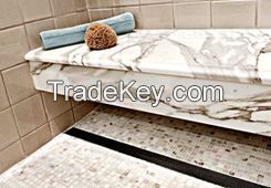 Pool,floor and shower drain grating with wedge wire grate