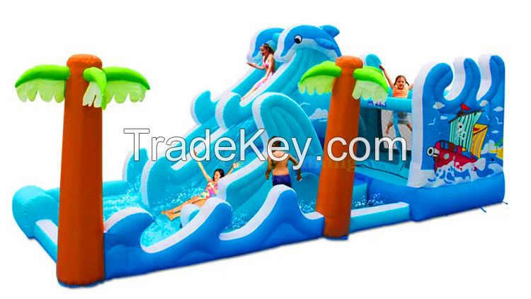 Inflatable Slide and Obstacle Combo