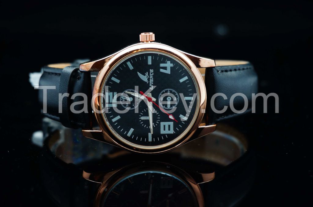 Gold watch, High Quality Brand Design Lowest Price Fashion From China supplier Wristwatch