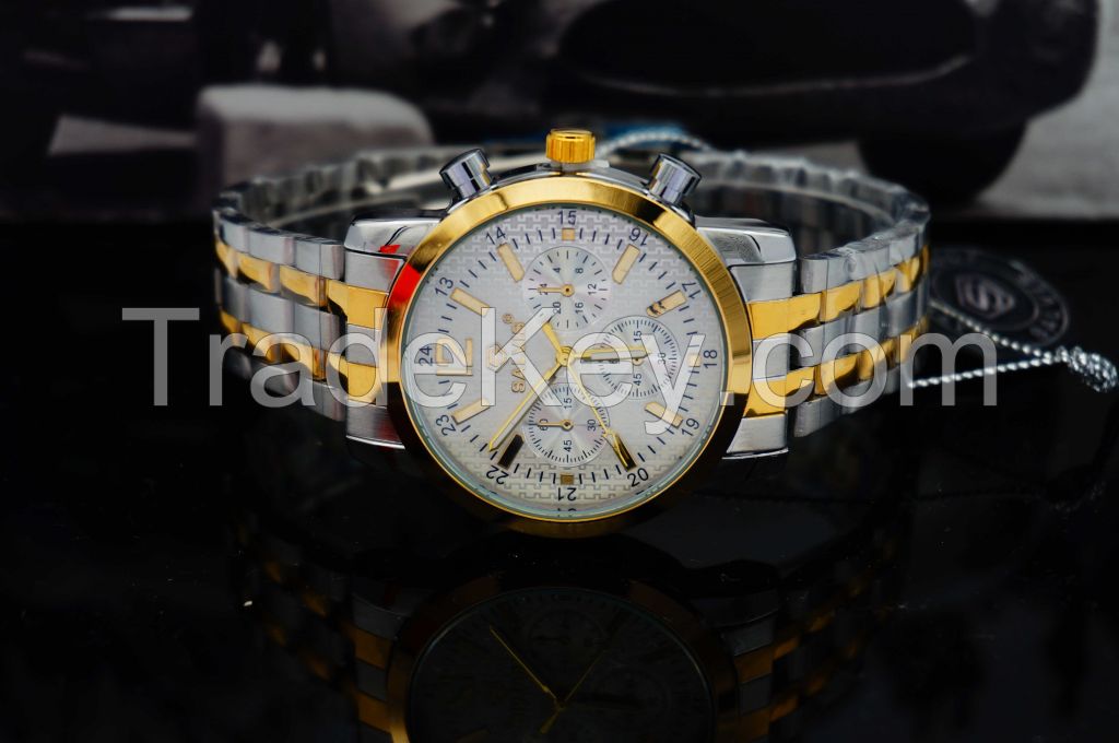 Gold watch, High Quality Brand Design Lowest Price Fashion From China supplier Wristwatch