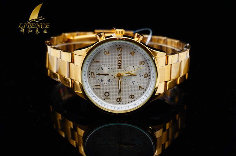 Gold watch, High Quality Brand Design Mens watch Fashion From China supplier Wristwatch