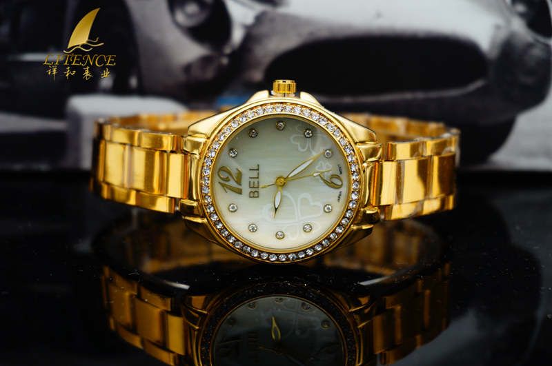 Gold watch, High Quality Brand Design Lowest Price Fashion From China supplier Wristwatch