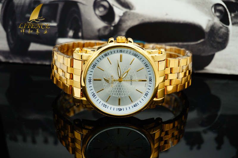 Gold watch, High Quality Brand Design Mens watch Fashion From China supplier Wristwatch