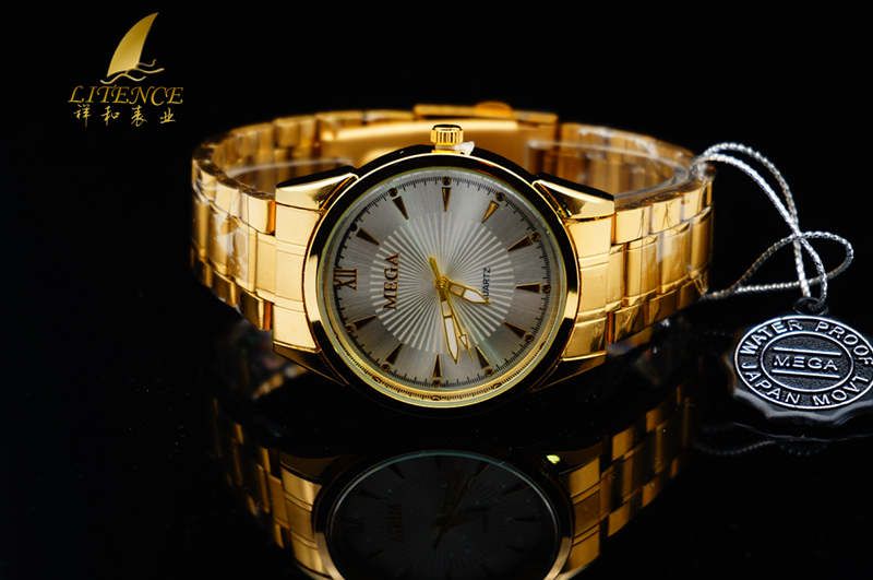 Gold watch, High Quality Brand Design Mens watch Fashion From China supplier Wristwatch