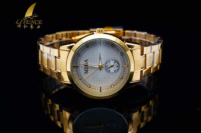 Gold watch, High Quality Brand Design Mens watch Fashion From China supplier Wristwatch