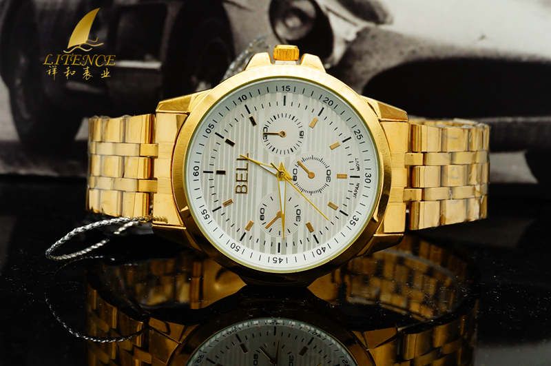 Gold watch, High Quality Brand Design Mens watch Fashion From China supplier Wristwatch