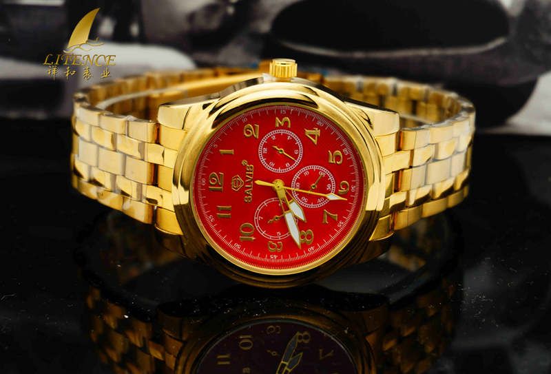 Gold watch, High Quality Brand Design Mens watch Fashion From China supplier Wristwatch