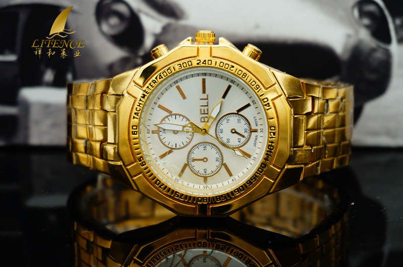 Gold watch, High Quality Brand Design Mens watch Fashion From China supplier Wristwatch