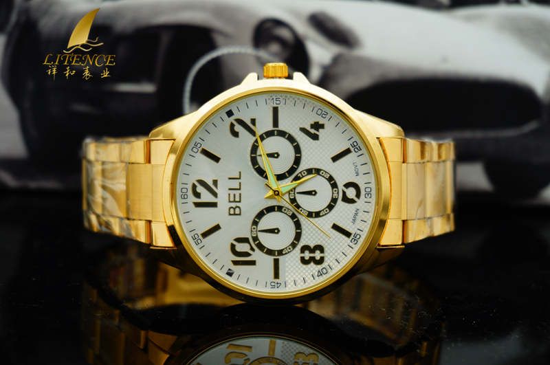 Gold watch, High Quality Brand Design Mens watch Fashion From China supplier Wristwatch