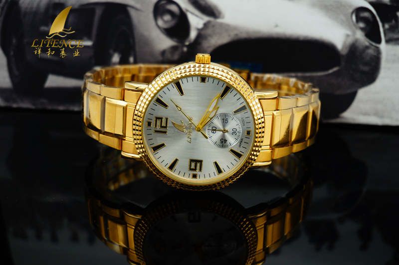 Gold watch, High Quality Brand Design Mens watch Fashion From China supplier Wristwatch