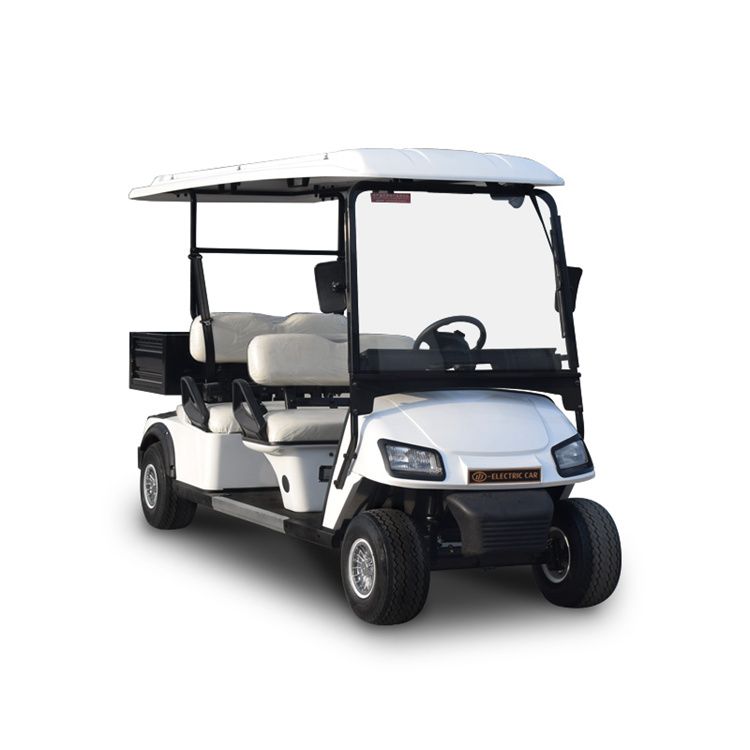 Electric Vehicle 4 Seater Golf Carts With Cargo Box By Tianjin Zhongyi