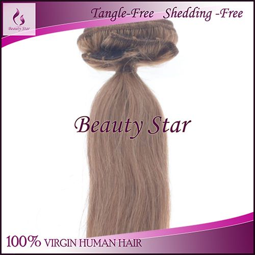 Clip in Hair Extension 14#, 100% Virgin Human Hair